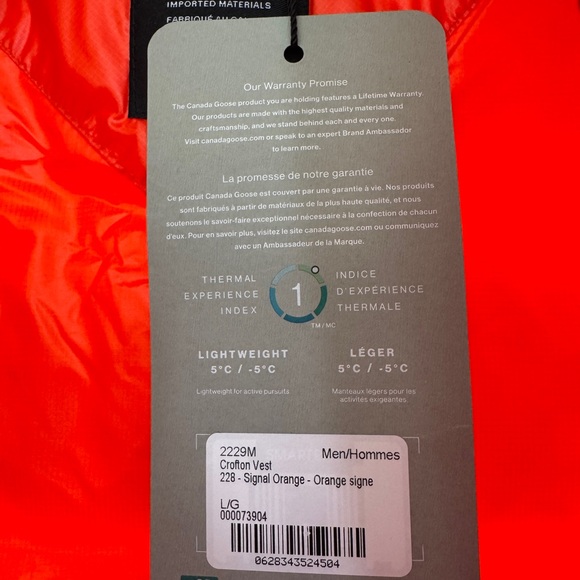 Canada Goose Crofton Vest - Orange - Picture 9 of 10